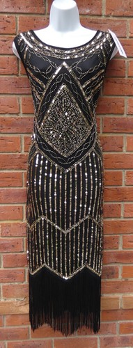 Bnwt 1920 gold and - gold, black