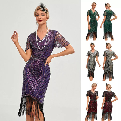 1920s flapper dress vintage - dress,