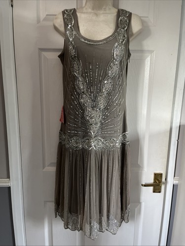 Frock and frill beaded - frock,