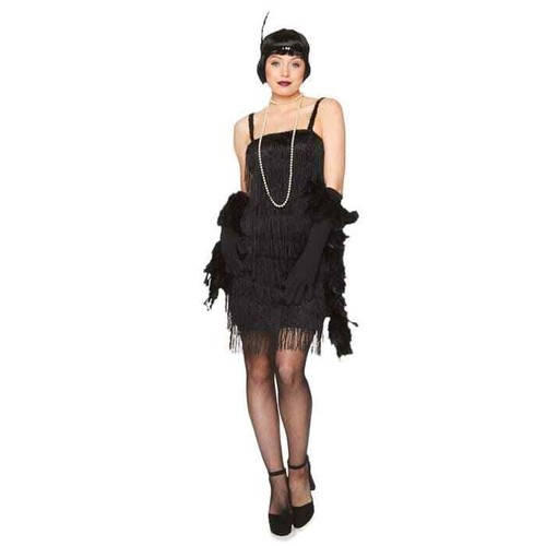 Ladies 1920s black - 1920s,