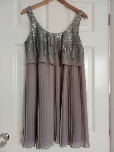 Flapper dress pink - flapper, silver