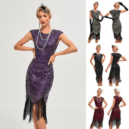 1920s women flapper fringed - 1920s,