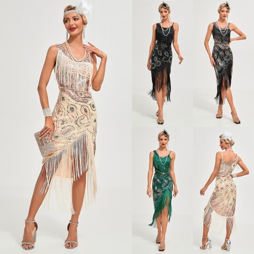 Womens 1920s sequins costumes - 1920s,