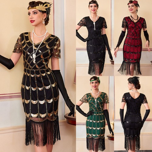 Womens flapper dress - flapper, cocktail
