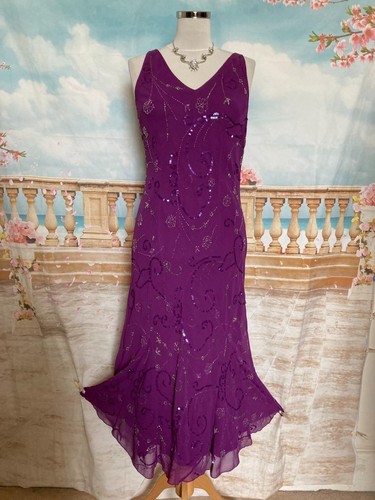 Evening dress beaded sequin - dress,