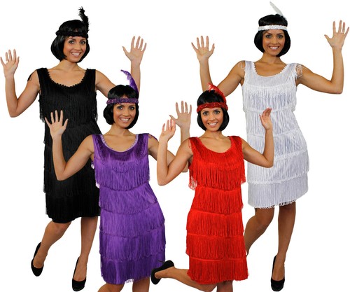 Deluxe fringe flapper - deluxe,