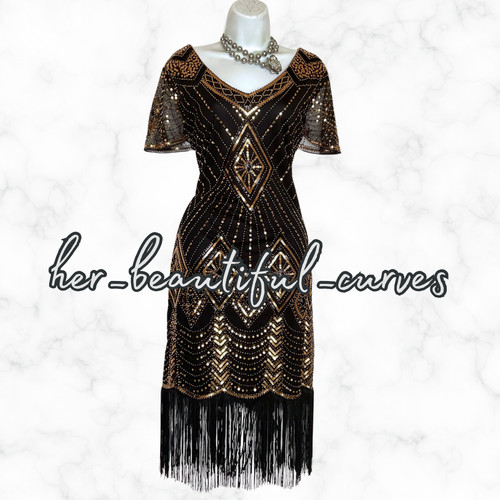 Ladies 20s gatsby sequined - ladies,
