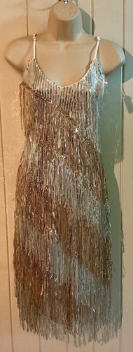 New sequin flapper - dress, size