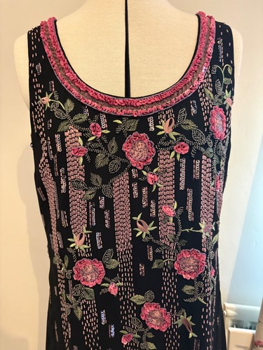 Monsoon black beaded - , flapper